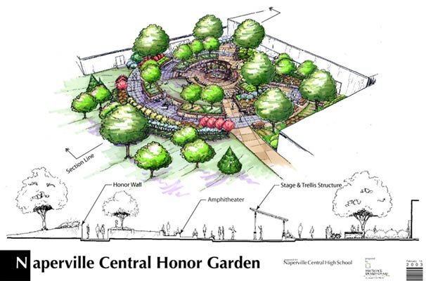 Naperville Central Honor Garden