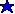 small blue star