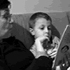 Mother & Son Reading