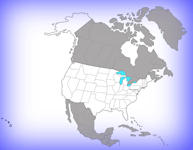 Map of North America